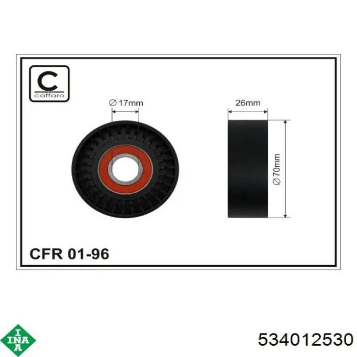 Tensor de la correa trapecial INA 534012530 precio, desde 28,22 EUR
