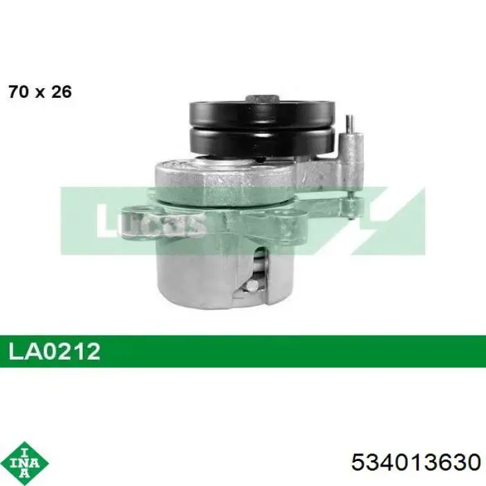 Rodillo tensor correa poli V INA 534013630 precio, desde 76,07 EUR