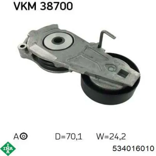 Tensor de la correa trapecial INA 534016010 precio, desde 40,62 EUR