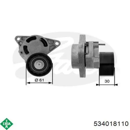 Tensor de la correa trapecial INA 534018110 precio, desde 39,18 EUR