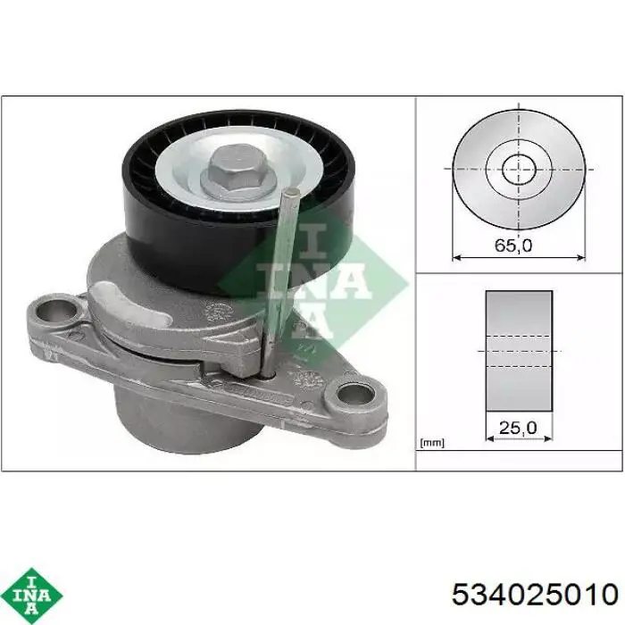 Comprar 534025010 INA Tensor de correa poli V 