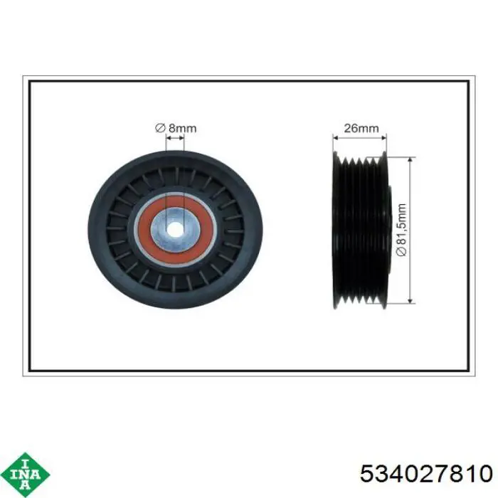 Tensor de la correa trapecial INA 534027810 precio, desde 215,41 EUR