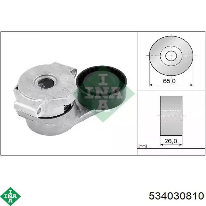 Tensor de la correa trapecial INA 534030810 precio, desde 40,90 EUR