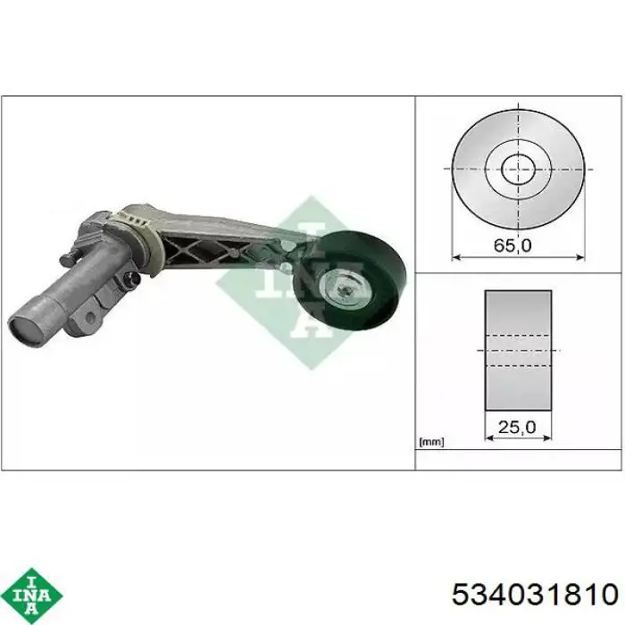 Comprar 534031810 INA Tensor de correa poli V 