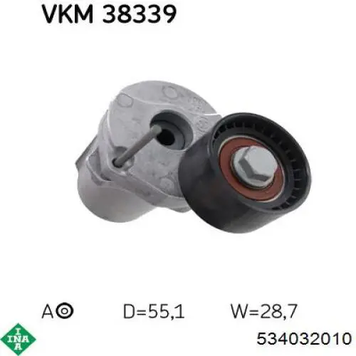 Comprar 534032010 INA Tensor de correa poli V 