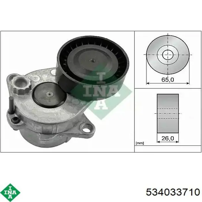 Comprar 534033710 INA Tensor de correa poli V 