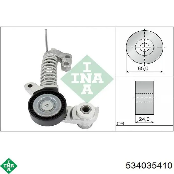 Tensor de la correa trapecial INA 534035410 precio, desde 249,14 EUR