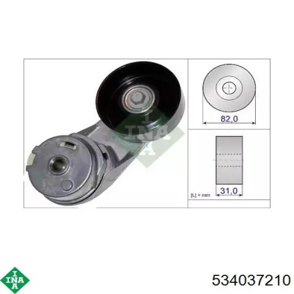 Comprar 534037210 INA Tensor de correa poli V 