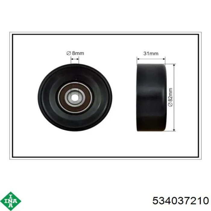 Tensor de la correa trapecial INA 534037210 precio, desde 132,93 EUR