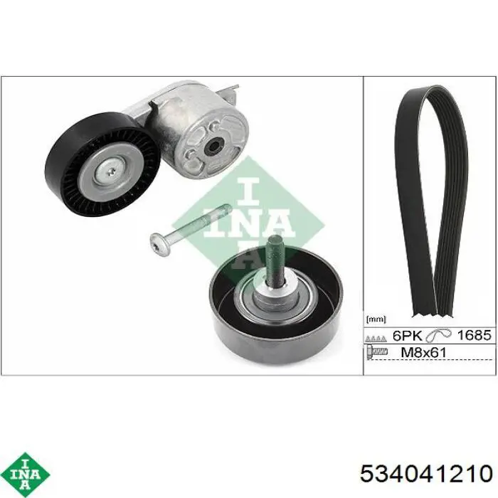 Comprar 534041210 INA Tensor de correa poli V 