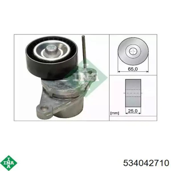 Tensor de la correa trapecial INA 534042710 precio, desde 29,88 EUR