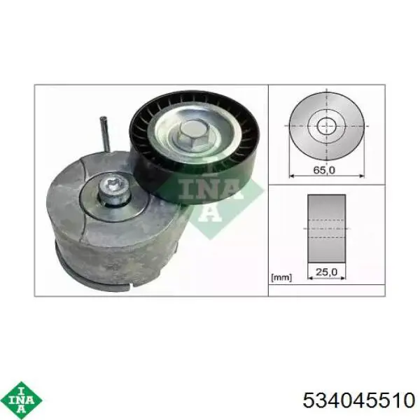 Tensor de la correa trapecial INA 534045510 precio, desde 90,87 EUR
