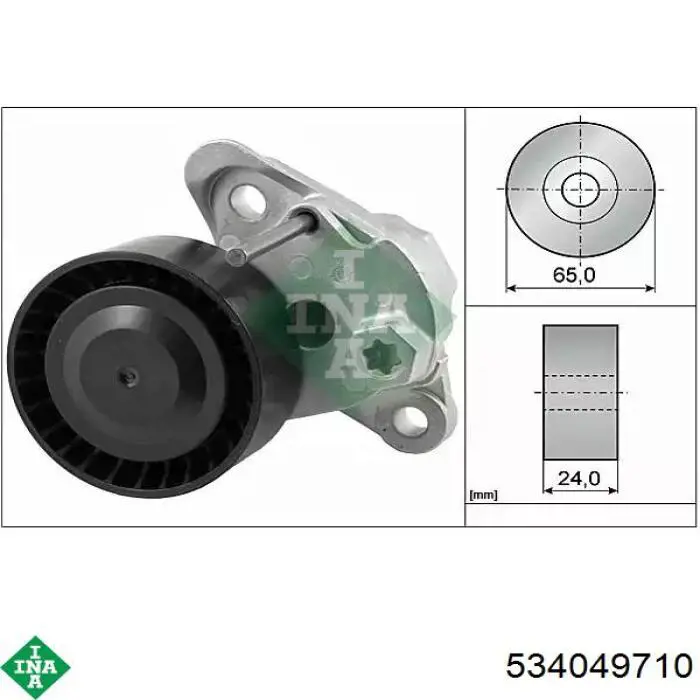 Comprar 534049710 INA Tensor de correa poli V 
