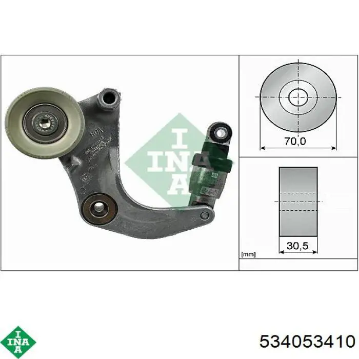 Comprar 534053410 INA Tensor de correa poli V 