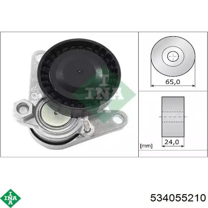 Comprar 534055210 INA Tensor de correa poli V 