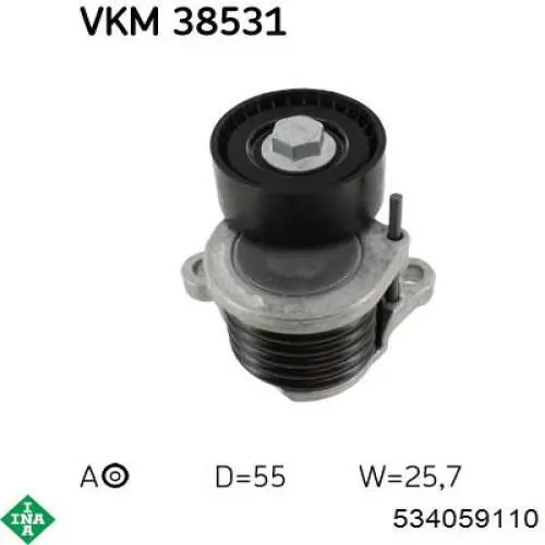 Comprar 534059110 INA Tensor de correa poli V 