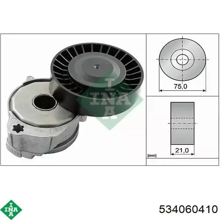 Tensor de correa accesorios INA 534060410 precio, desde 38,43 EUR