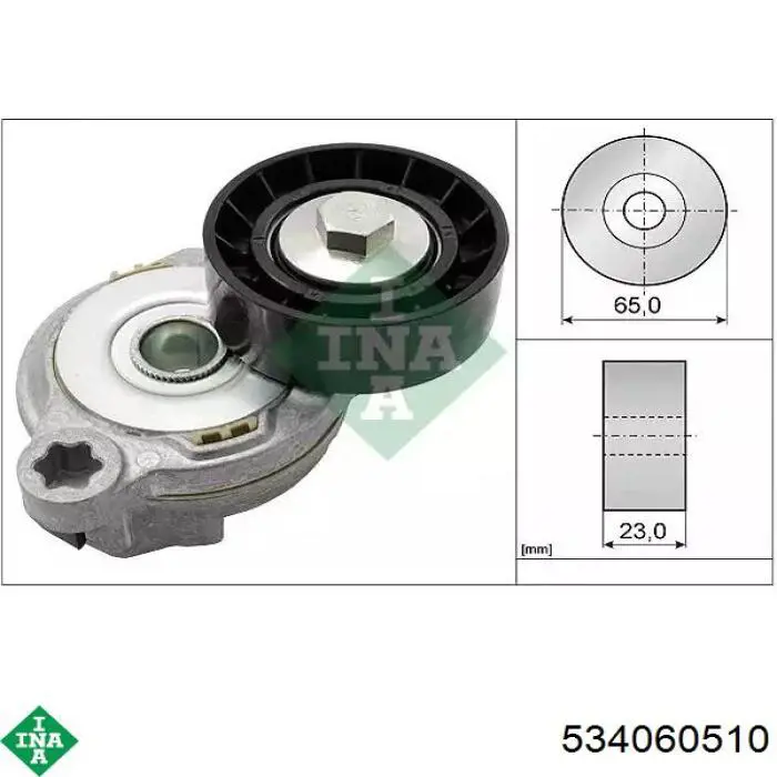 Tensor de la correa trapecial INA 534060510 precio, desde 48,02 EUR
