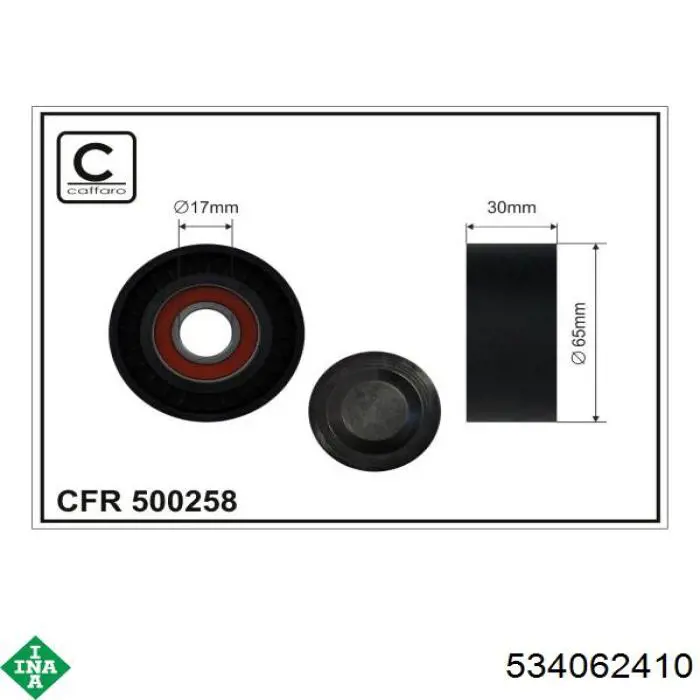 Tensor de la correa trapecial INA 534062410 precio, desde 61,04 EUR