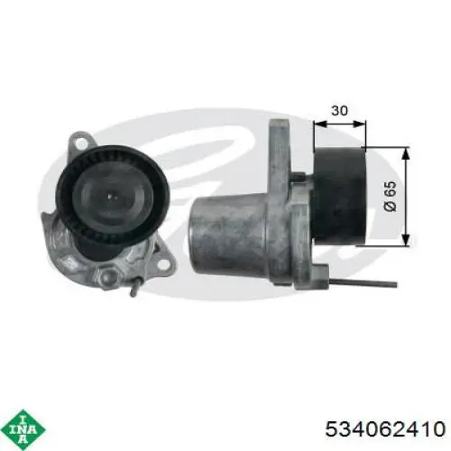 Comprar 534062410 INA Tensor de correa poli V 