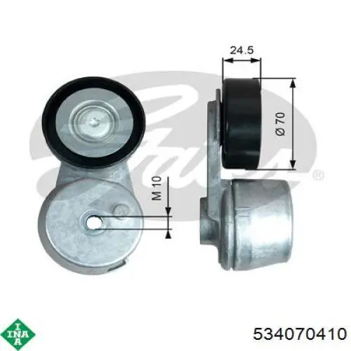 Comprar 534070410 INA Tensor de correa poli V 