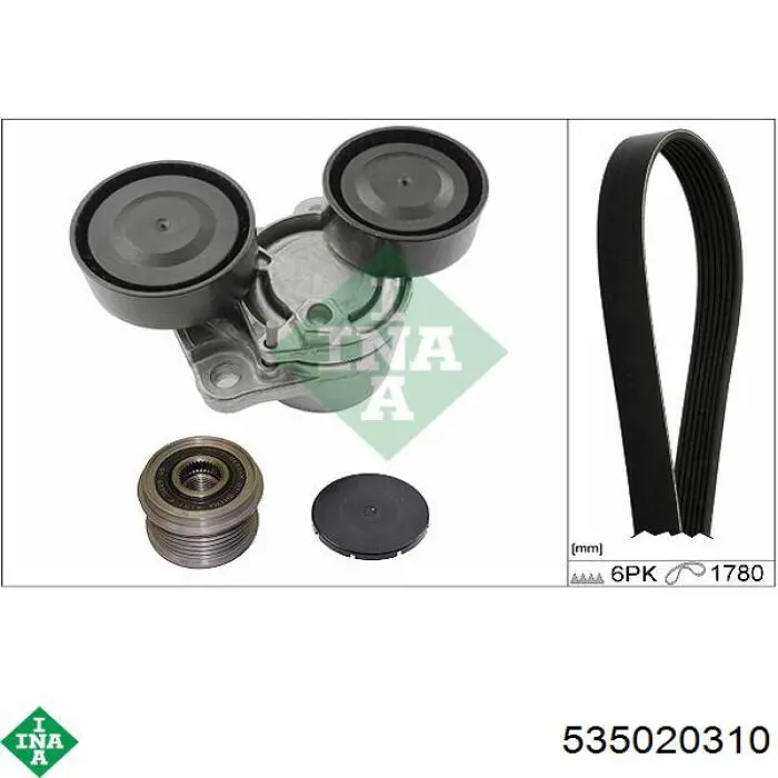 Comprar 535020310 INA Rueda libre del alternador