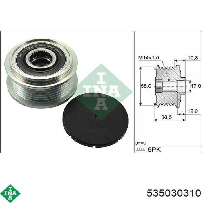 Polea rueda libre SNR GA76905 precio, desde 33,20 EUR