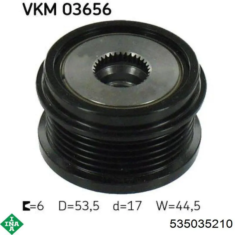 Polea rueda libre INA 535035210 precio, desde 280,16 EUR