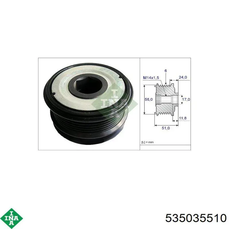 Polea rueda libre SNR GA78600 precio, desde 61,03 EUR