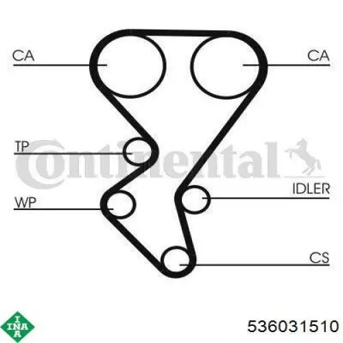 Correa distribucion Ford Fiesta JH, JD