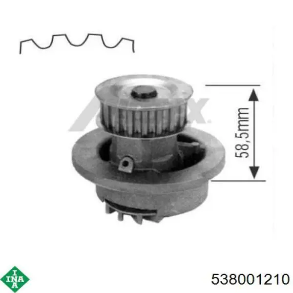 Bombeadora de agua INA 538001210 precio, desde 35,62 EUR