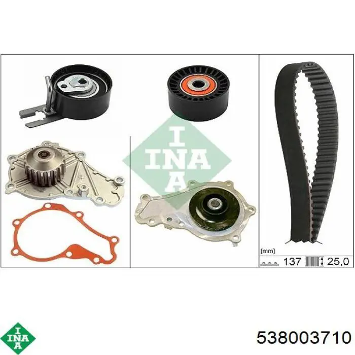 Bombeadora de agua INA 538003710 precio, desde 61,63 EUR