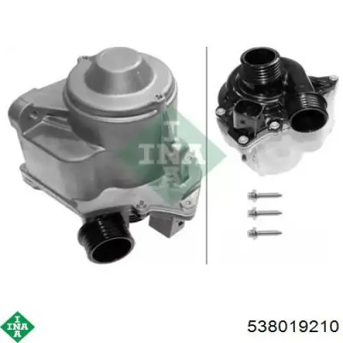 538019210 INA Bomba refrigerante coche