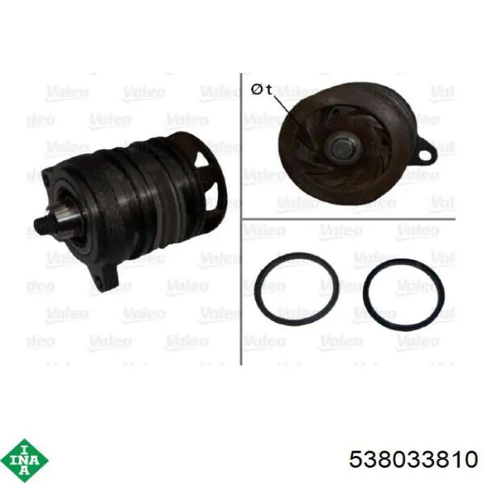 Bombeadora de agua INA 538033810 precio, desde 89,12 EUR