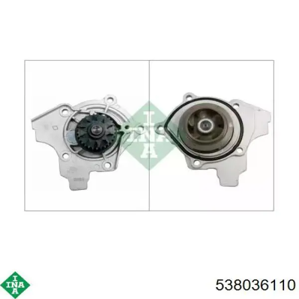 538036110 INA Bomba refrigerante coche