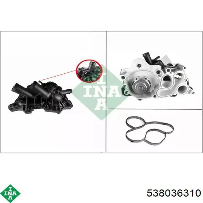 Comprar 538036310 INA Bomba de agua para motor