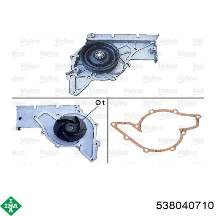 538 0407 10 INA bomba de agua