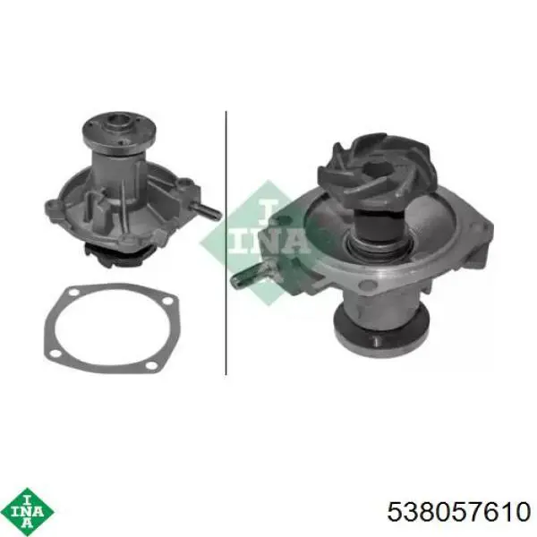 Bombeadora de agua INA 538057610 precio, desde 26,74 EUR