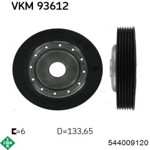 Polea del cigüeñal Metalcaucho 14465 precio, desde 45,72 EUR