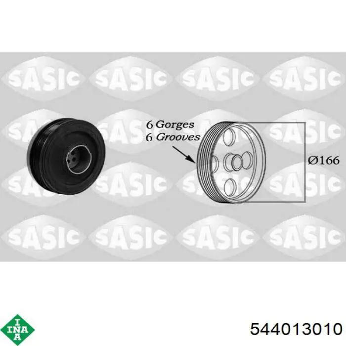 Comprar 544013010 INA La polea del cigüeñal