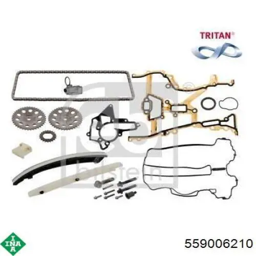 Kit de cadena de distribución 559006210 INA