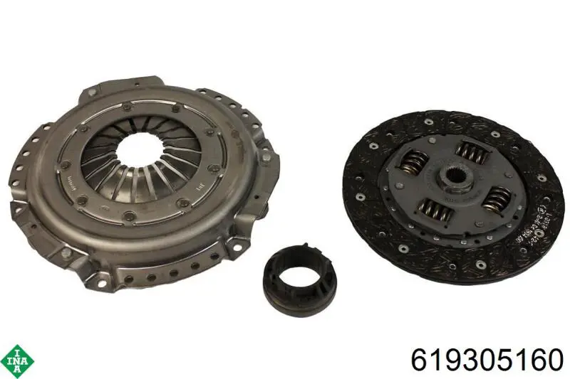 619 3051 60 INA kit de embrague (3 partes)