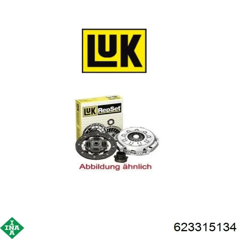 623 3151 34 INA kit de embrague (3 partes)