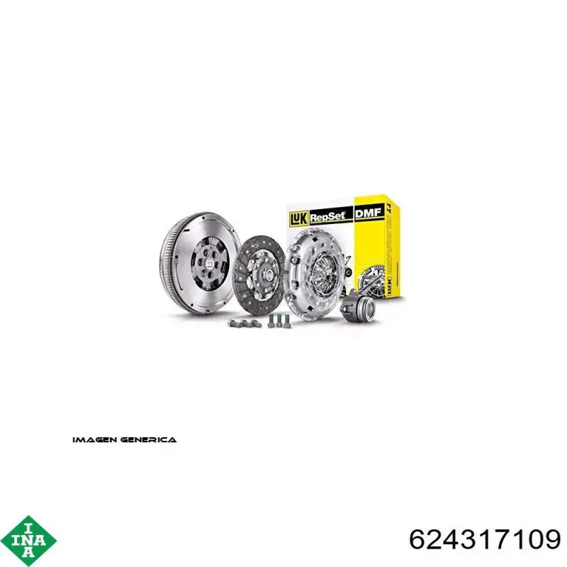 624317109 INA kit de embrague (3 partes)