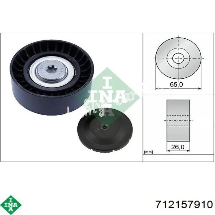 Cojinete, caja de cambios 33111695801 Vika