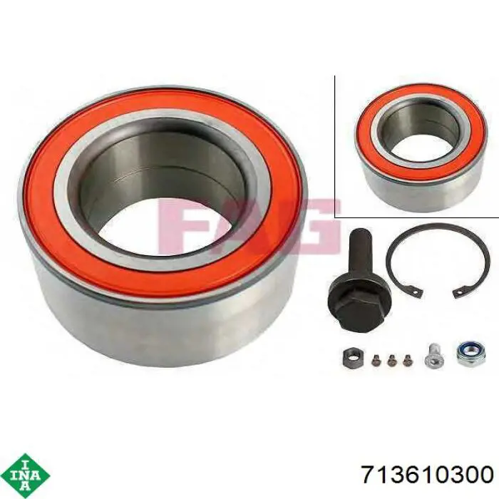 Cojinete de rueda delantero 713610300 INA