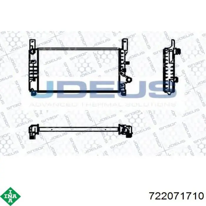 722071710 INA cojinete interno del cubo de la rueda delantera