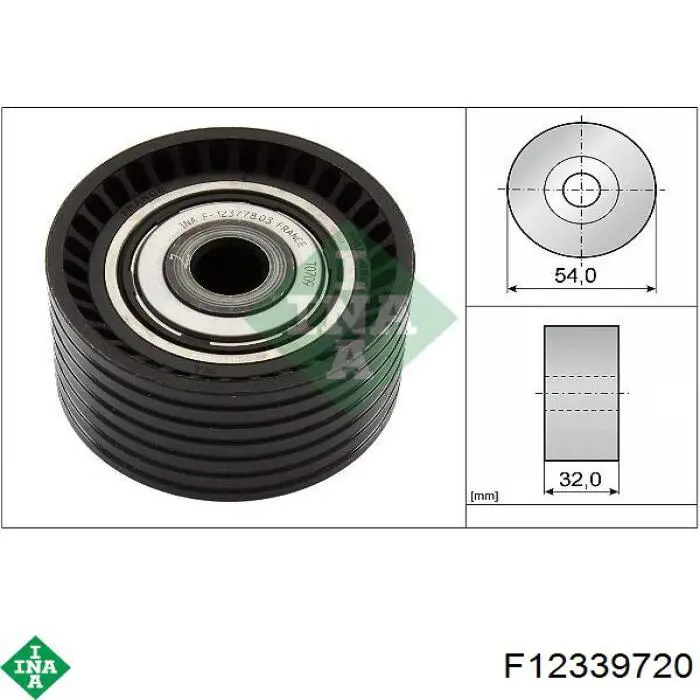 Comprar F12339720 INA Polea correa distribución