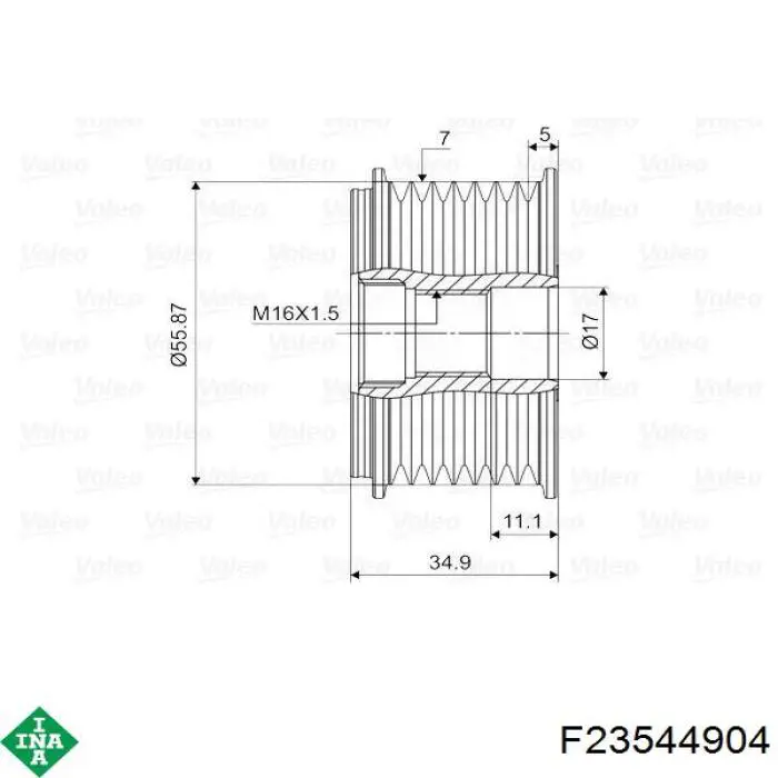 Poleas juego de piezas Audi Q7 4LB