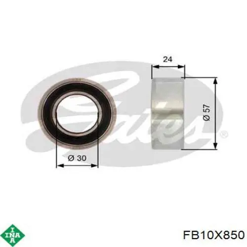 Comprar FB10X850 INA Correa trapezoidal